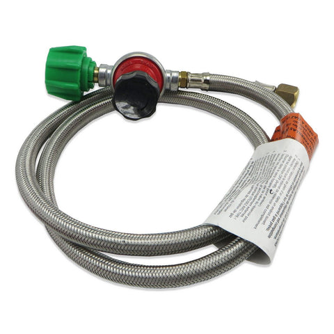 Bayou Classic 30psi Regulator with Braided Hose - 48"
