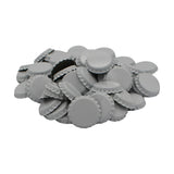 White Oxygen Barrier Pry-Off Crown Bottle Caps - Approx. 100