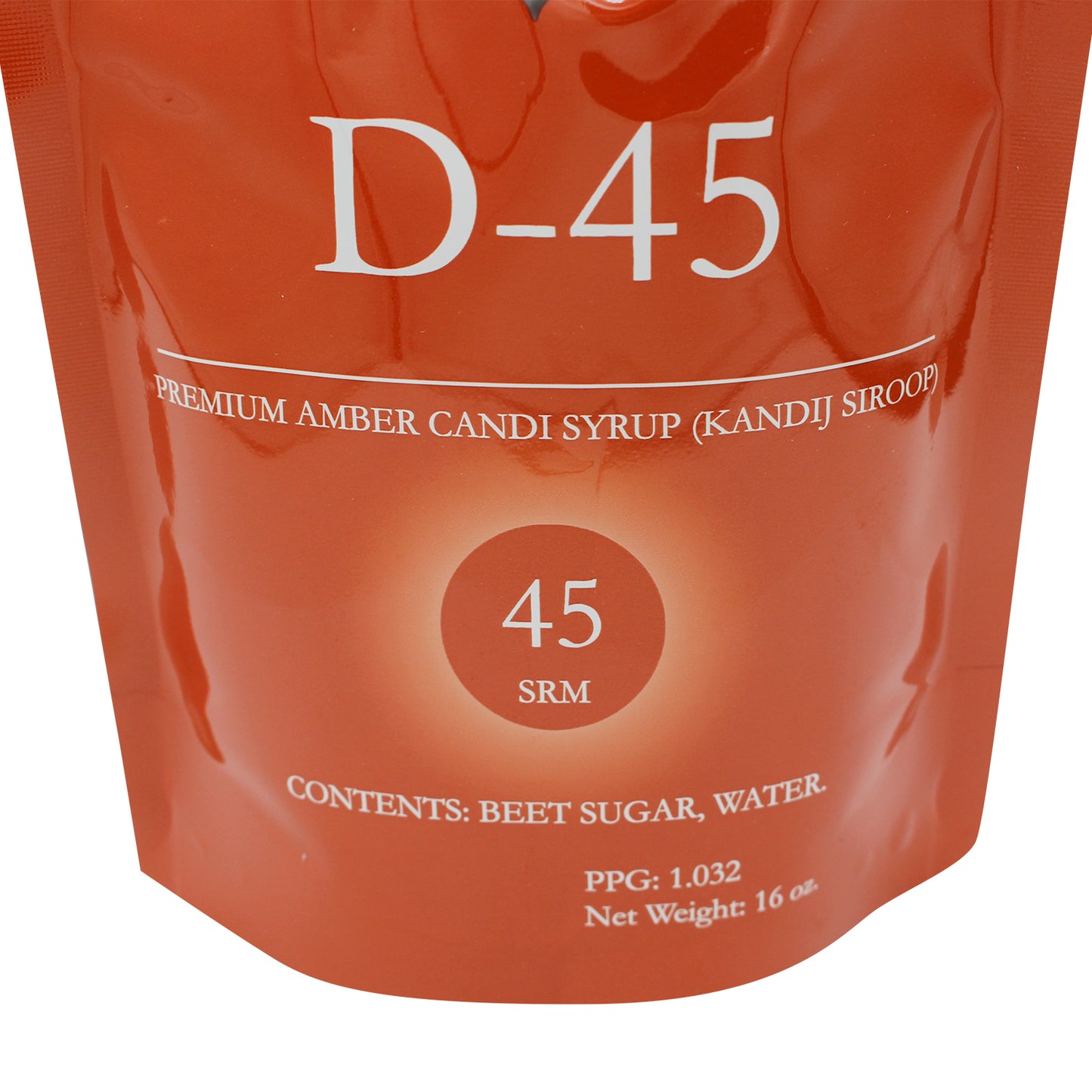 D-45 Amber Belgian Candi Syrup 1lb Pouch - Canuck Homebrew Supply, Canada