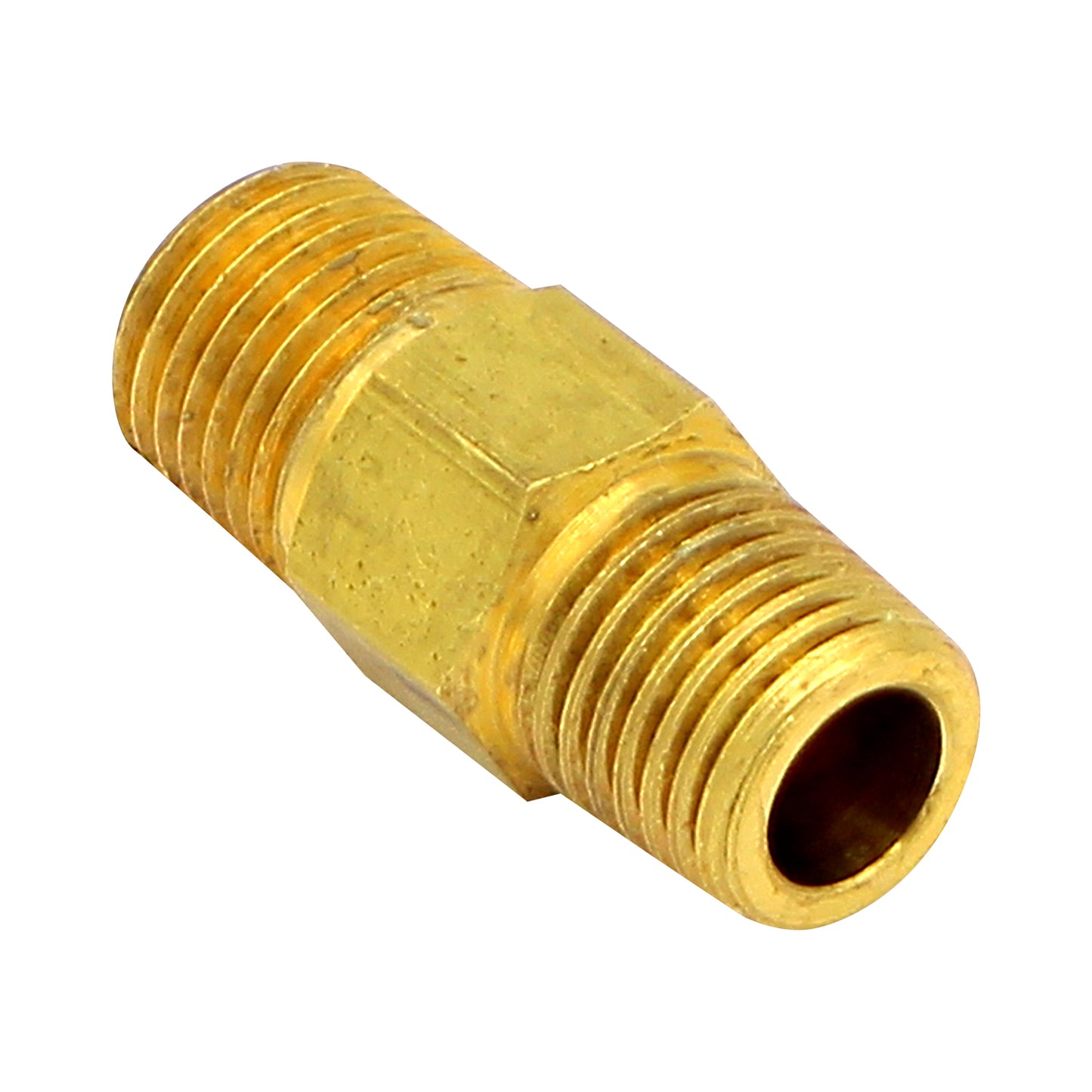 Brass 1/4" Male NPT Left Hand Thread Nipple