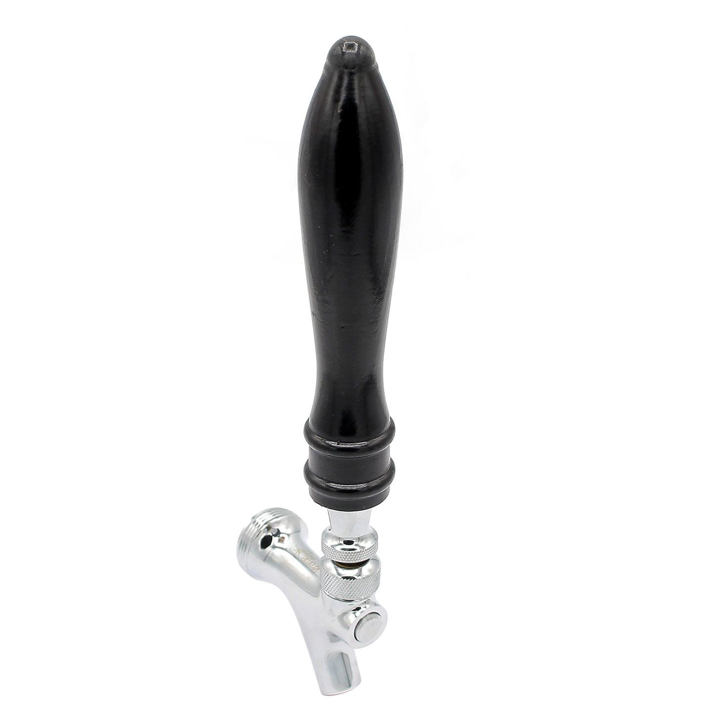 Black 6" Wood Grain Tap Handle
