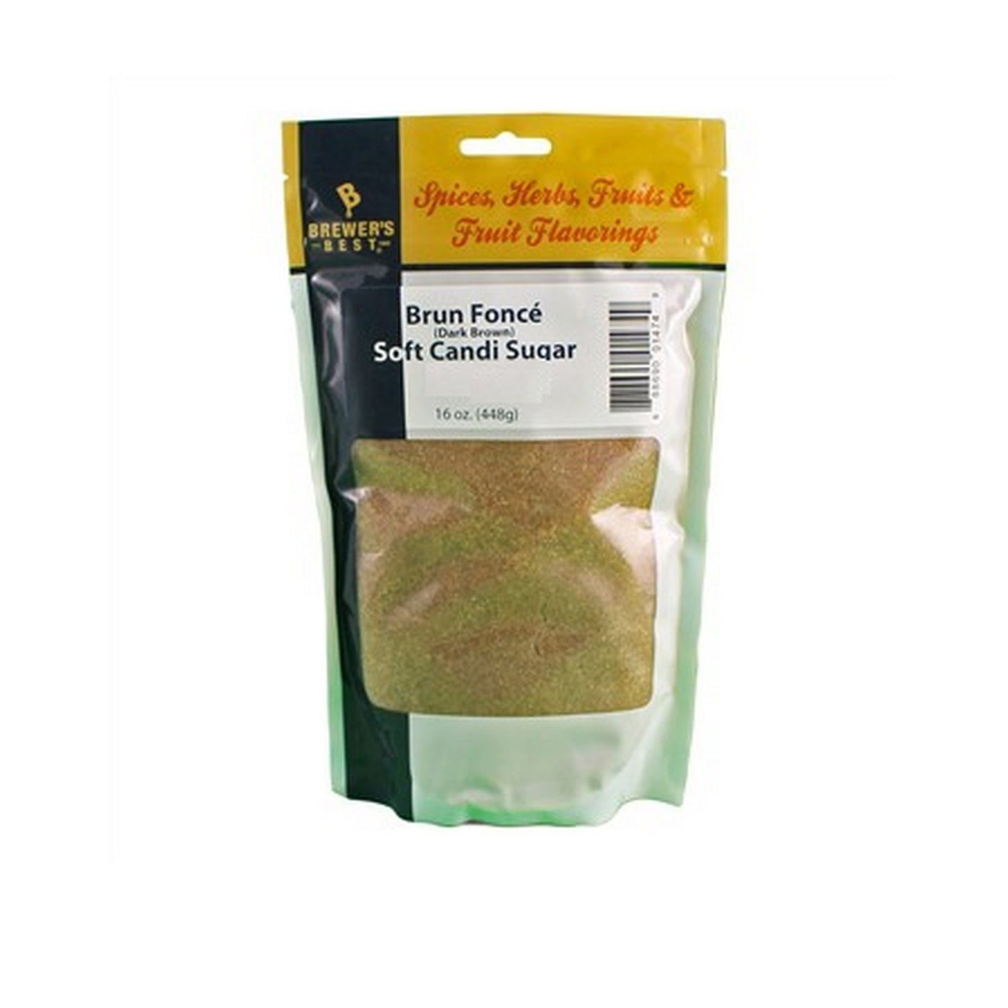 Brun Foncé (Dark Brown) Soft Candi Sugar - 448 g