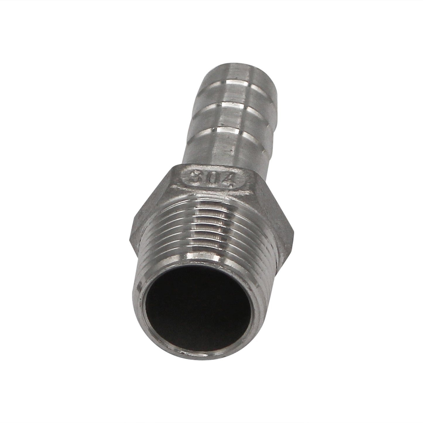 Stainless Steel Barbed Fitting - 1/2" Male NPT to 1/2" Barb - Canuck Homebrew Supply, Canada