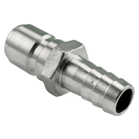 Stainless Steel Male Quick Disconnect to 1/2" Barb