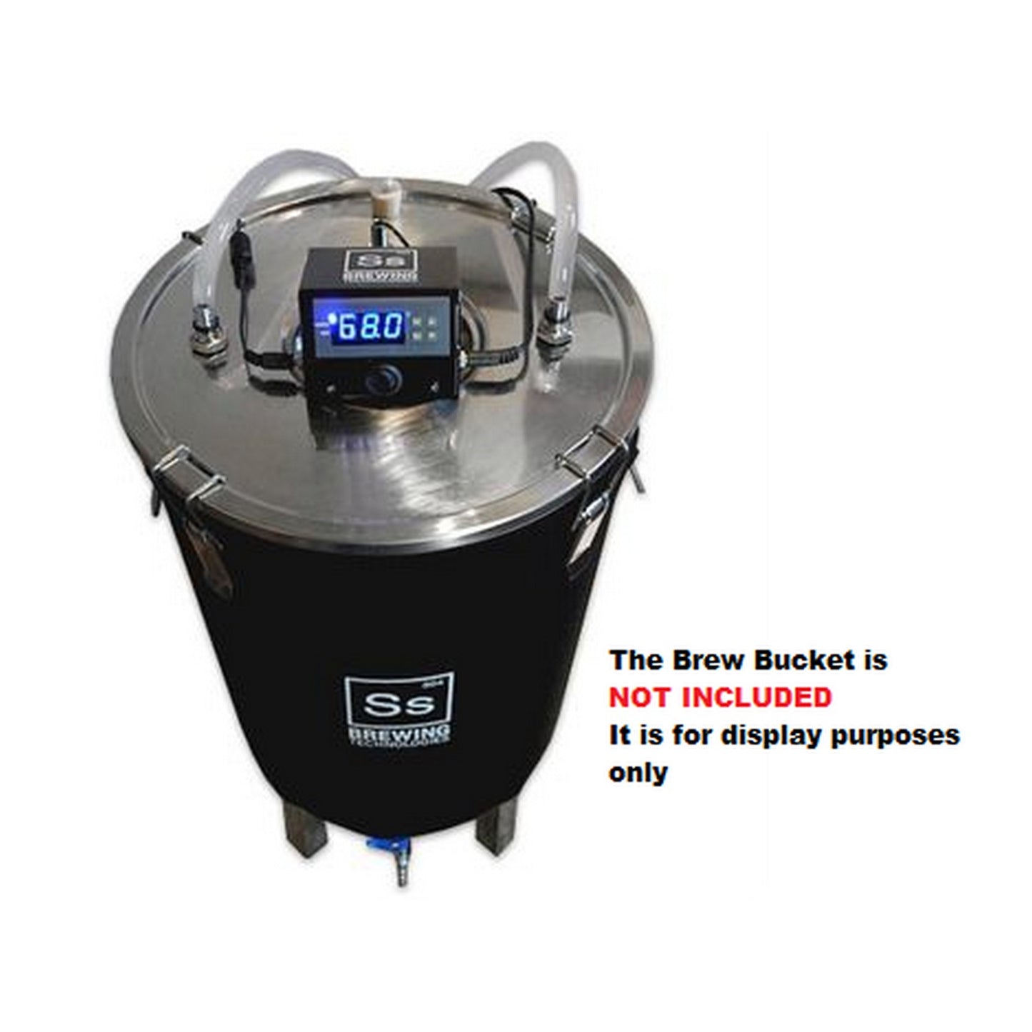 Ss Brewtech Brew Bucket FTSs - Chilling Only - 7 Gallon - Displayed in Use.