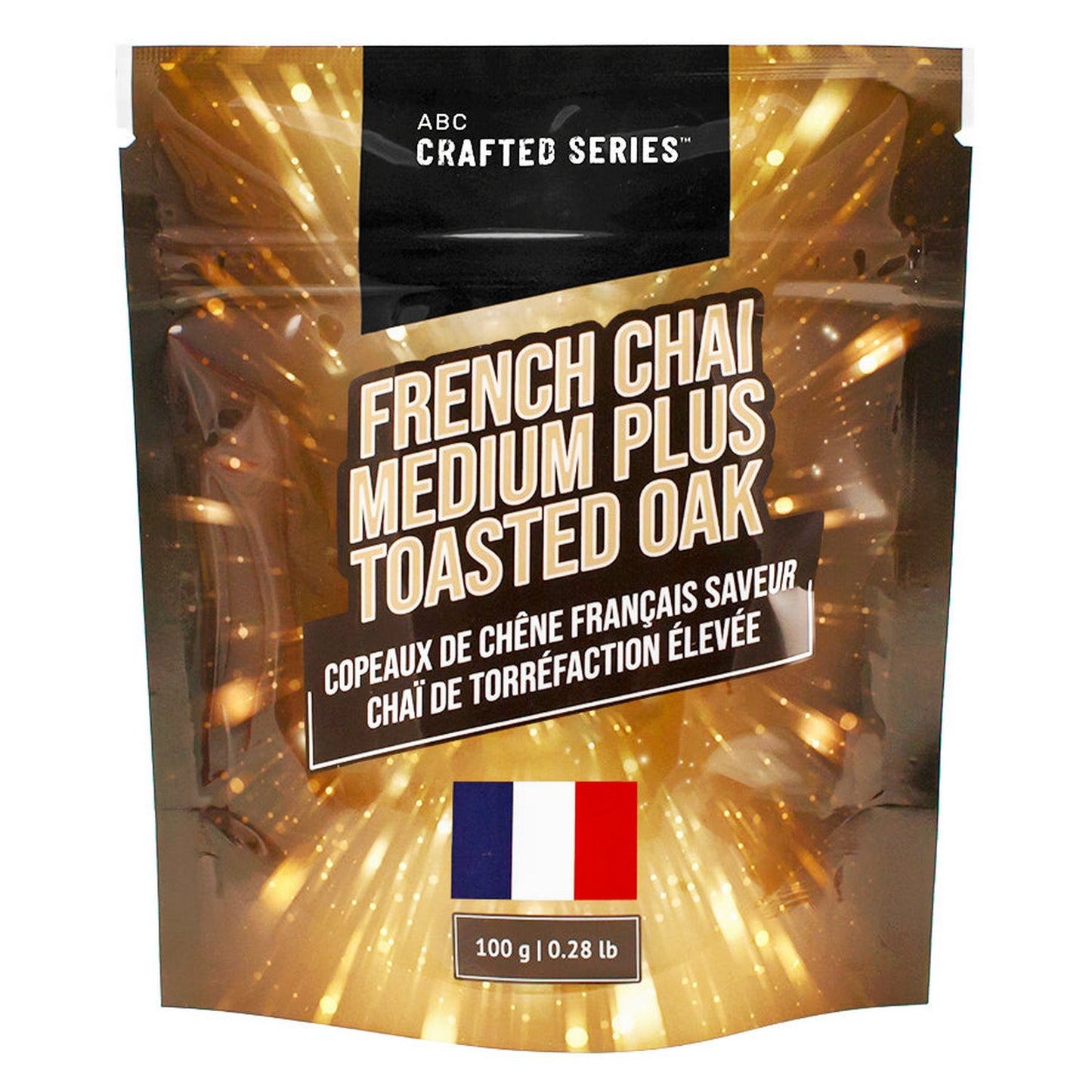 ABC Crafted Series French Chai Medium Plus Toasted Oak Chips - 3.5 oz (99g)