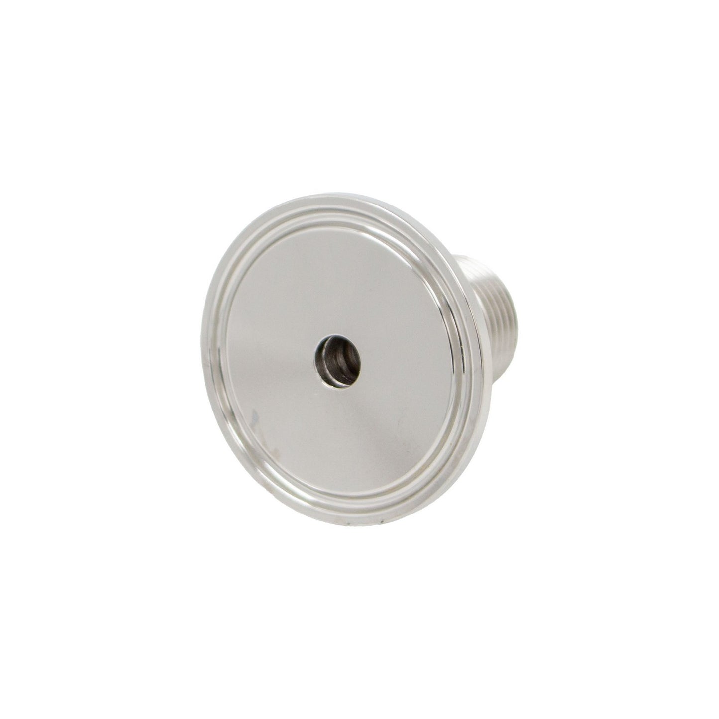 Stainless Steel Tri-Clover Fitting - 2" TC X 7/8"-14 (5/8" BSP)