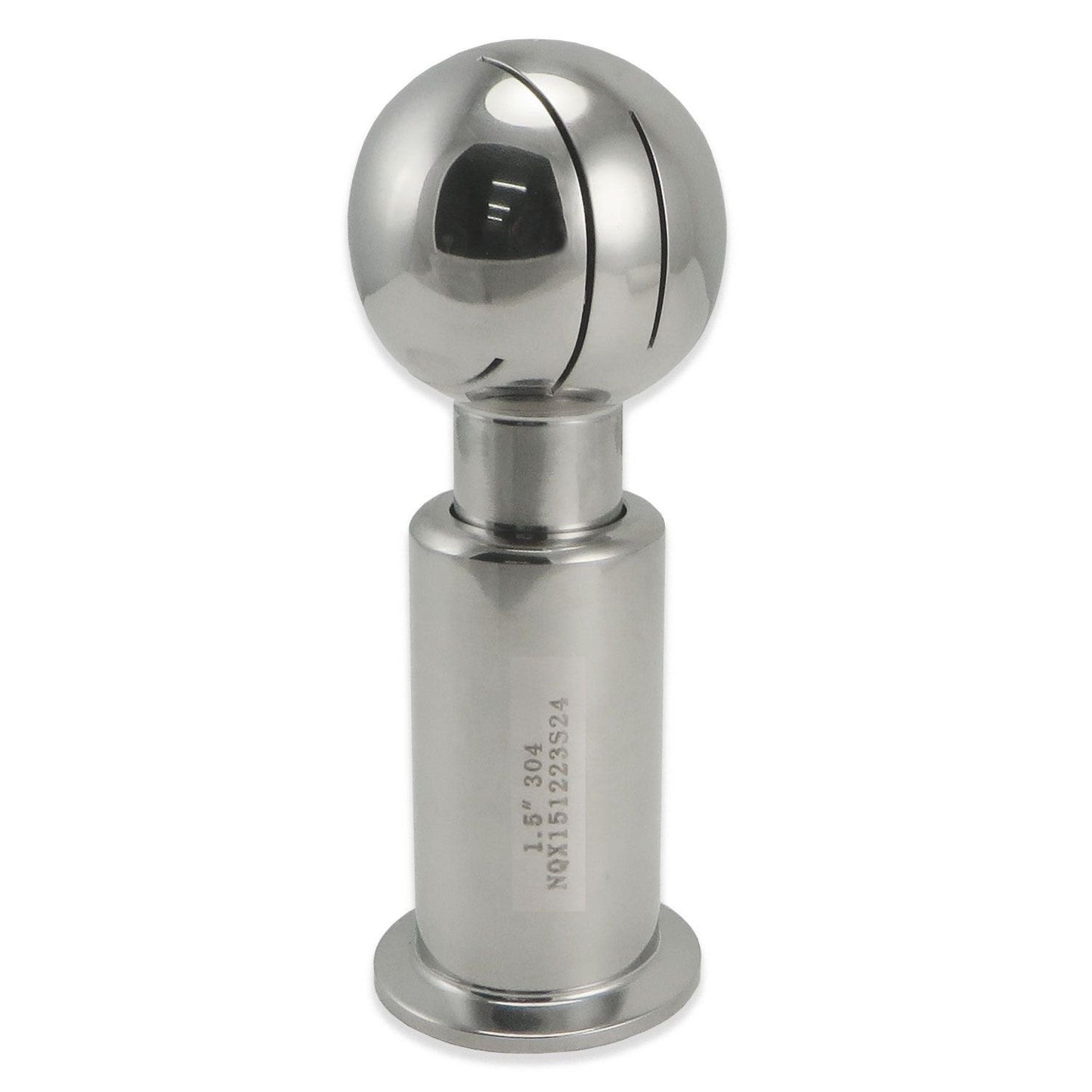 Stainless Steel Tri-Clover CIP Spray Ball - 1.5" TC