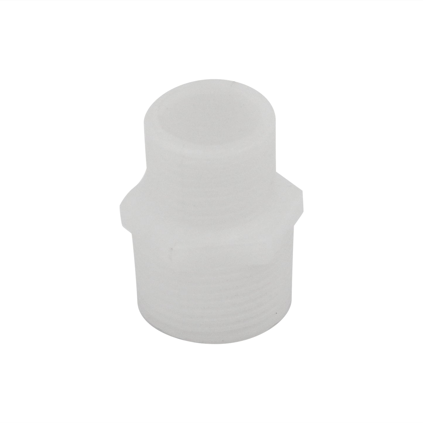 Food Grade Plastic Fitting - 1/2" Male NPT to 3/4" Male NPT
