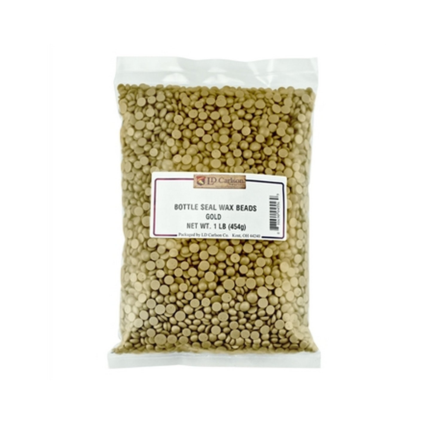 Bottle Seal Wax Beads - Gold - 1 lb