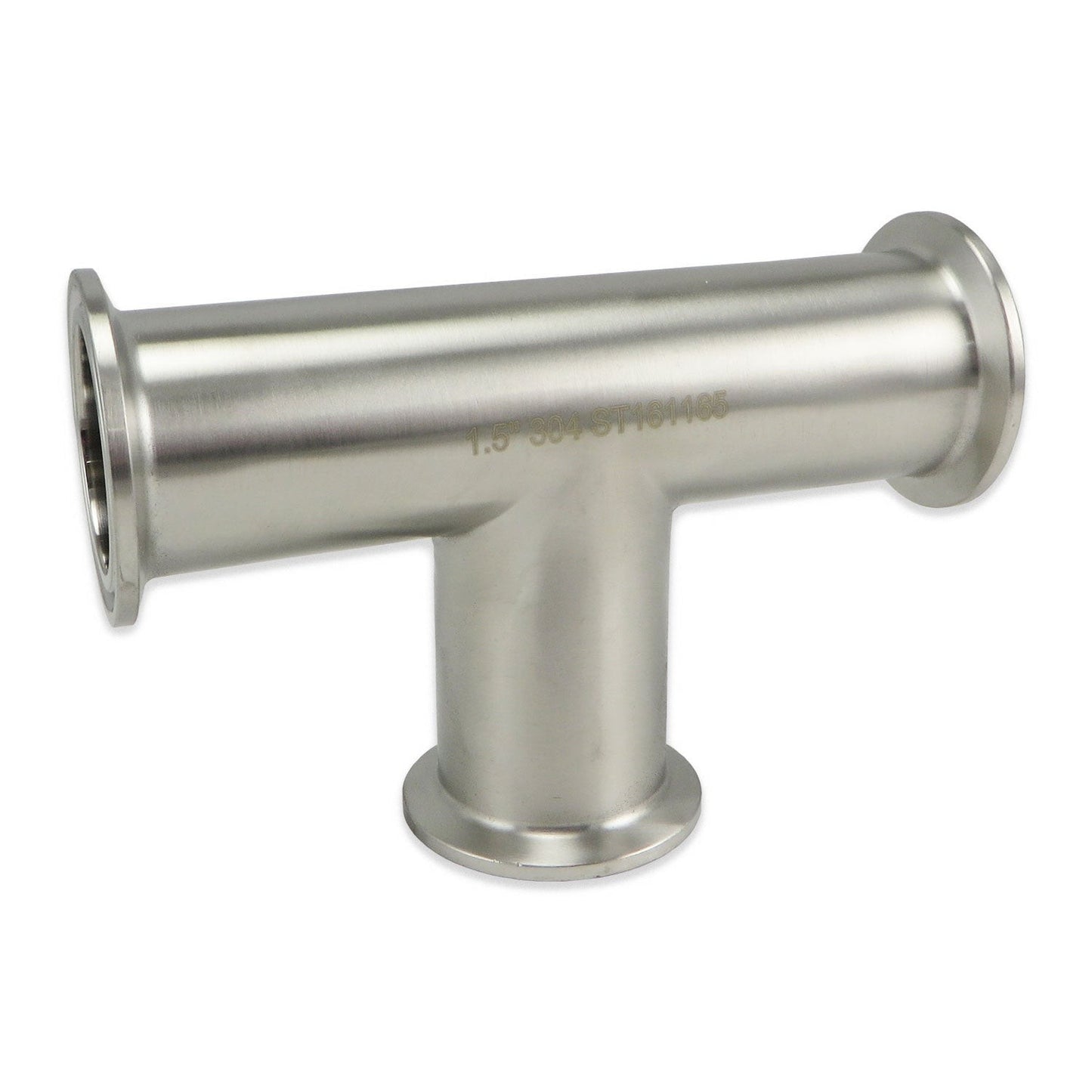 Stainless Steel Tri-Clover Tee - 1.5" TC
