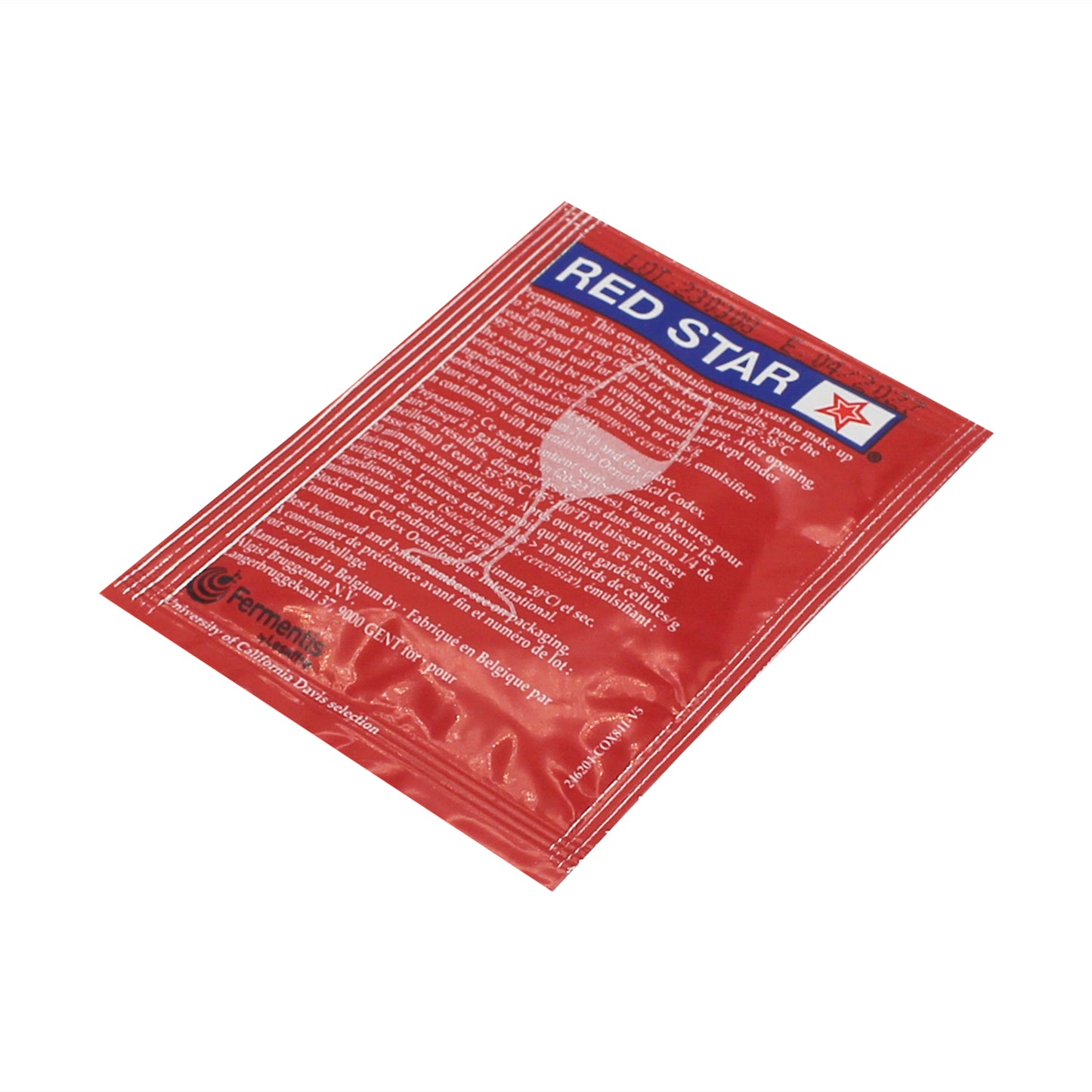 Red Star Montrachet Active Dry Wine Yeast - Dry Yeast (5 g) - Canuck Homebrew Supply, Canada