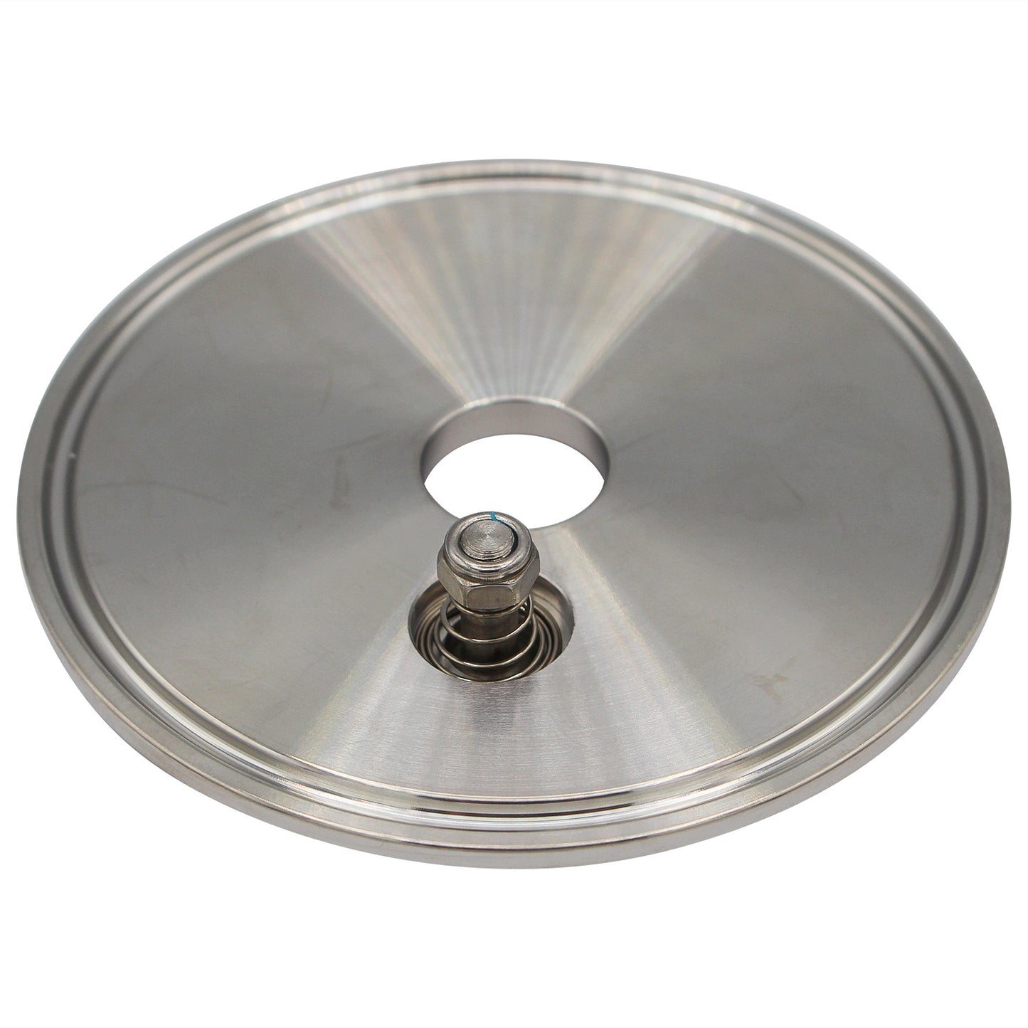 Ss Brewtech Stainless Steel 3" TC Cap with 1/2" Blow Off and PRV
