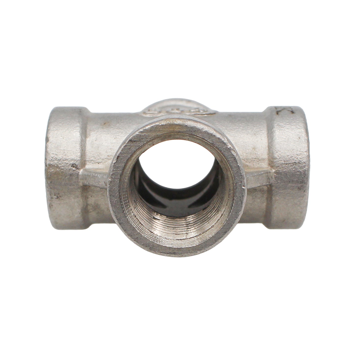 3/8" Female NPT Cross - 304 Stainless Steel Pipe Fitting