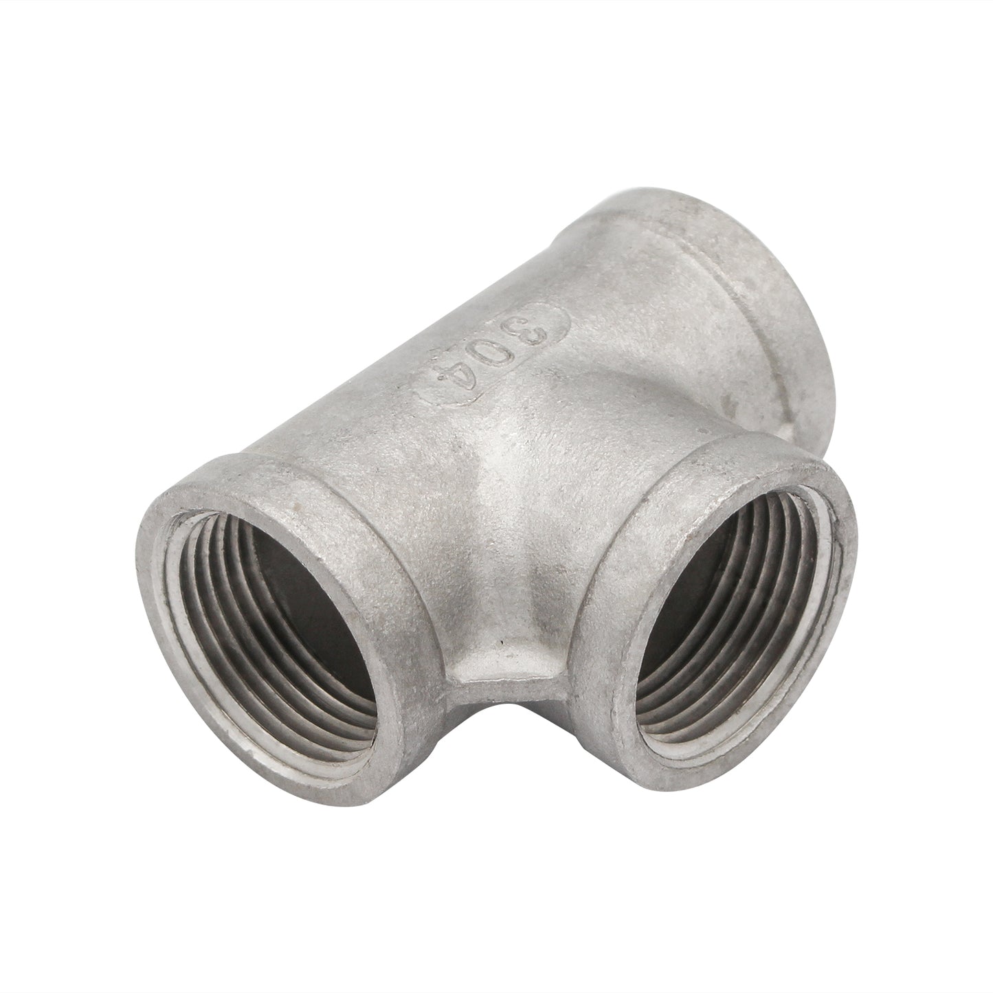 1" Female NPT Tee - 304 Stainless Steel Pipe Fitting