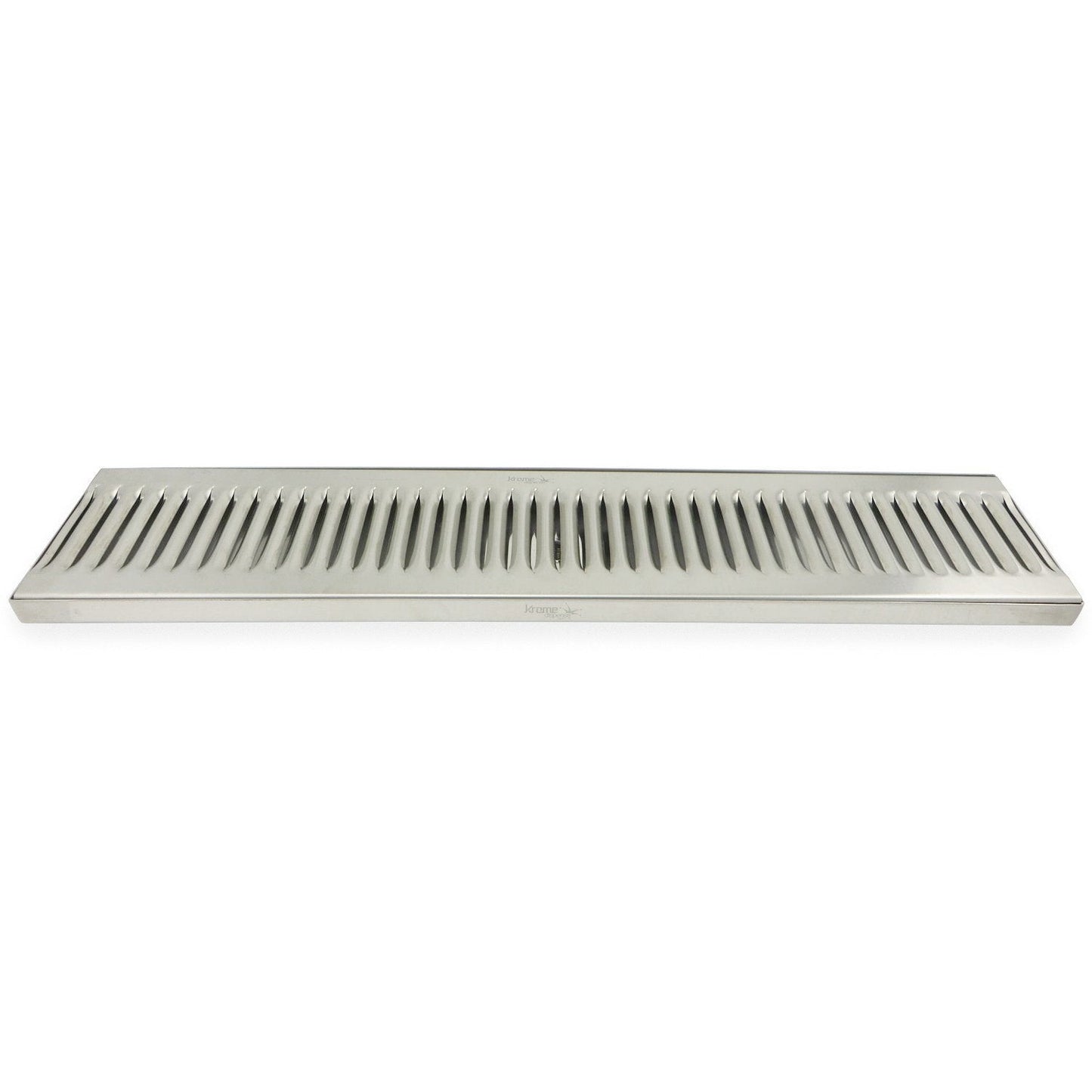 Premium Stainless Steel Surface Mount Drip Tray with Drain - 24" x 5" x 3/4" - Canadian Homebrewing Supplier - Free Shipping - Canuck Homebrew Supply