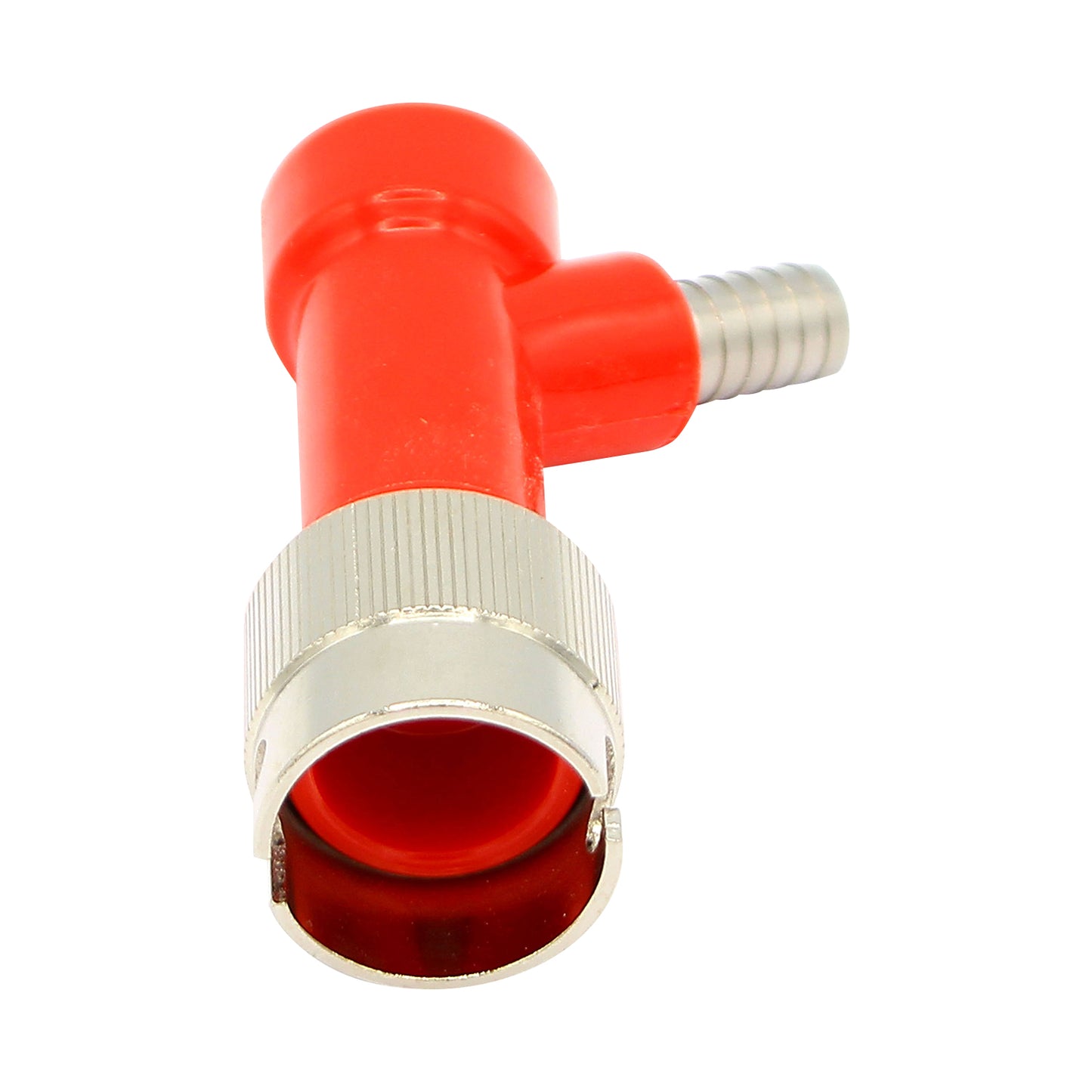 Metal Collared Pin Lock Gas Disconnect - 3/8" Barb