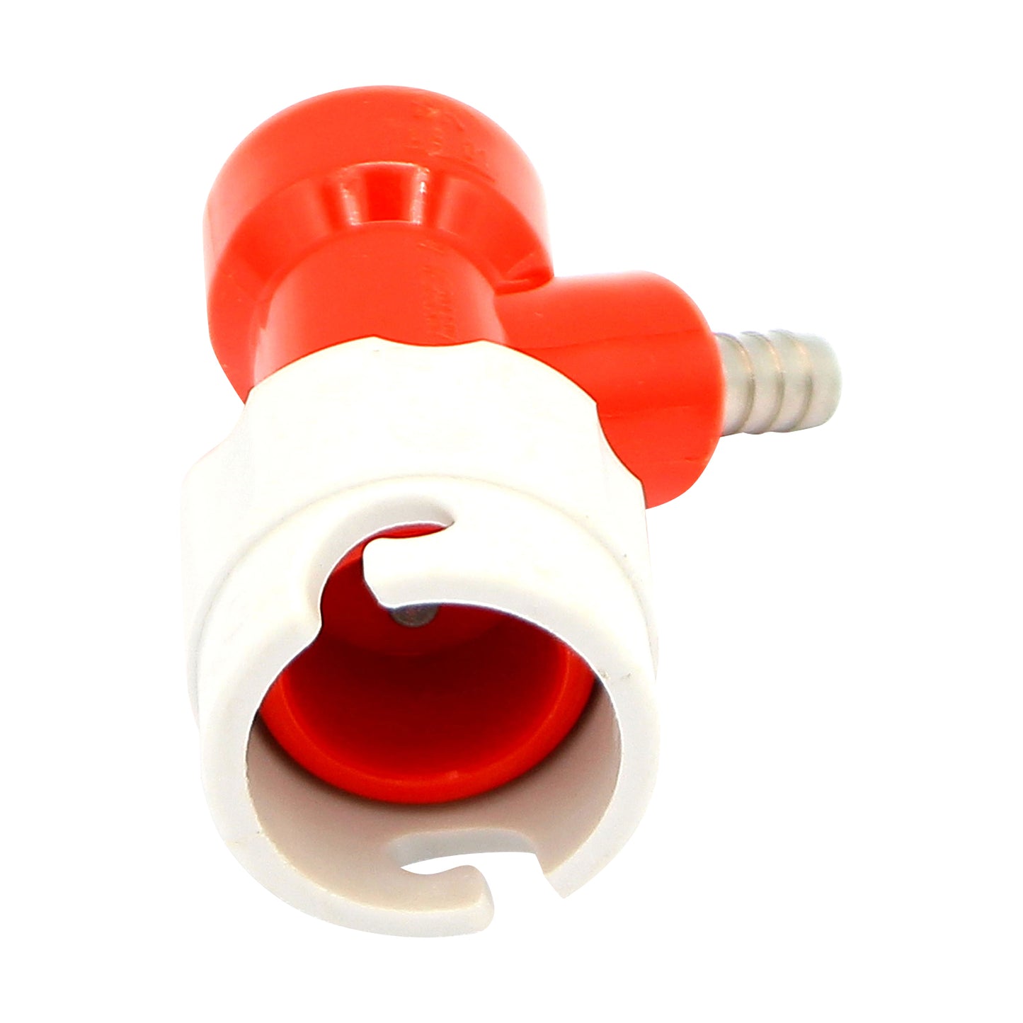 Short Pin Lock Gas Disconnect - 1/4" Barb