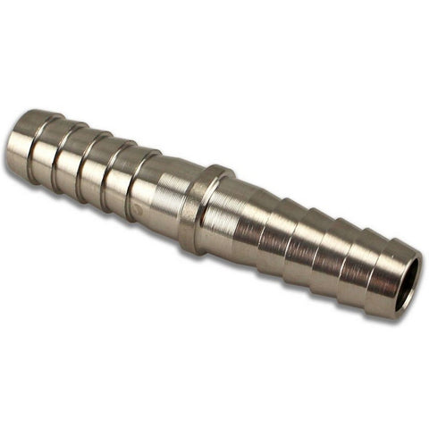 Stainless Steel Barbed Splicer - 1/4" - Canadian Homebrewing Supplier - Free Shipping - Canuck Homebrew Supply