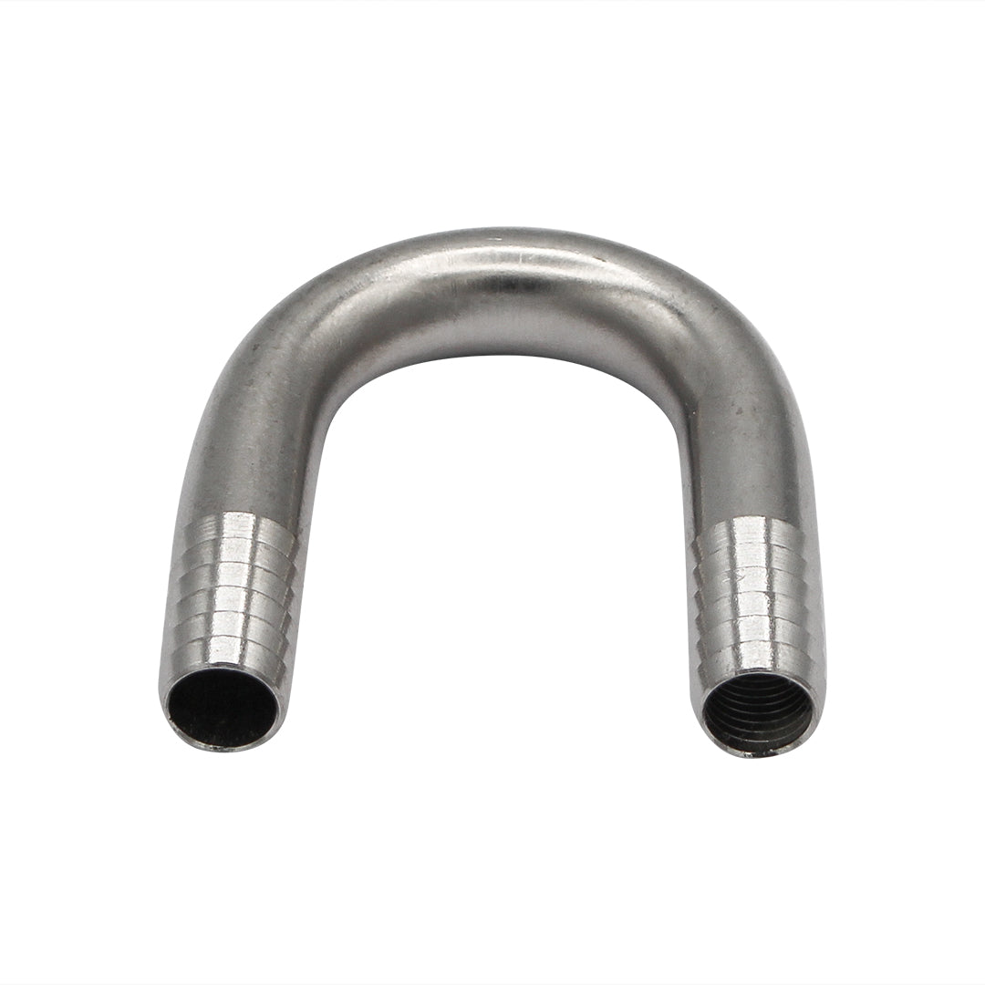 Stainless Steel Barbed U-Bend - 3/8"