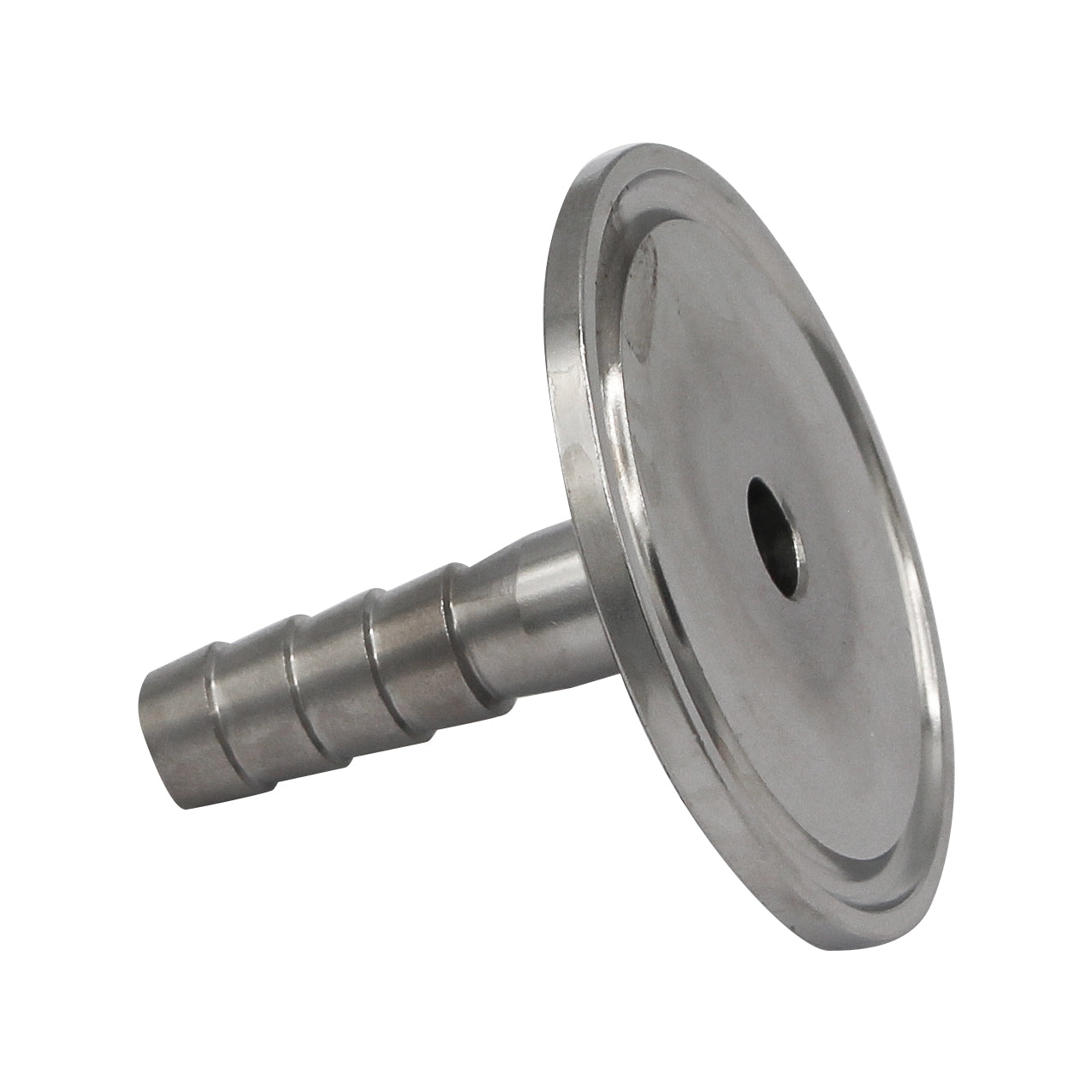 Stainless Steel TC Hose Barb - 1.5" TC with 3/8" Barb - Canuck Homebrew Supply, Canada