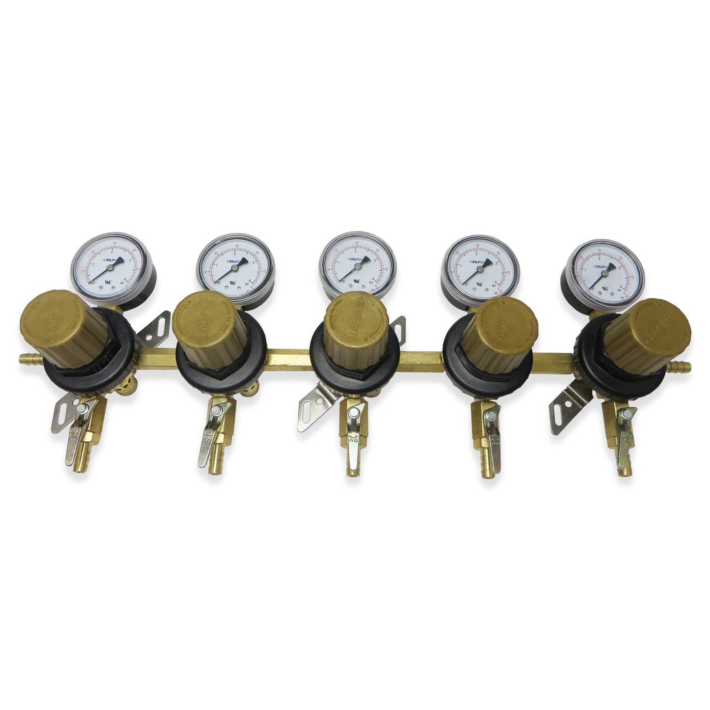 Secondary Five Way Pass Through CO2 Regulator (60PSI) #T1695ST-2N