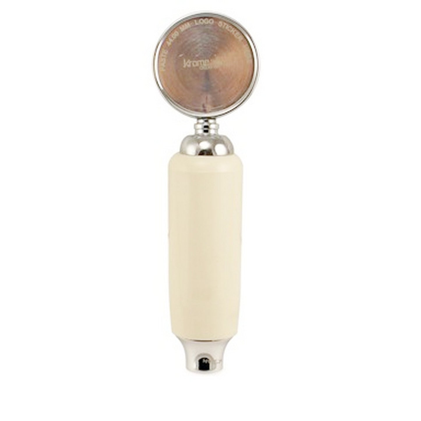 White Badge Holder Tap Handle