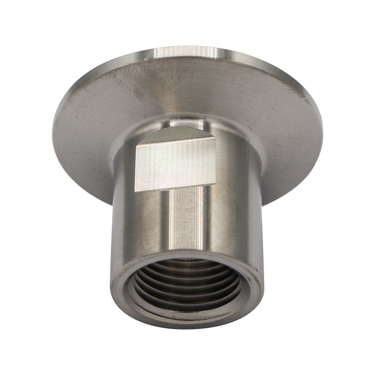 Ss Brewtech Stainless Steel Tri-Clover Fitting - 1.5" TC X 1/2" Female NPT