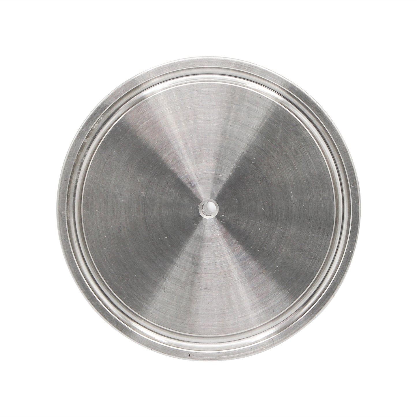 Stainless Steel Tri-Clover Cap w/ 1/4" 2 TC
