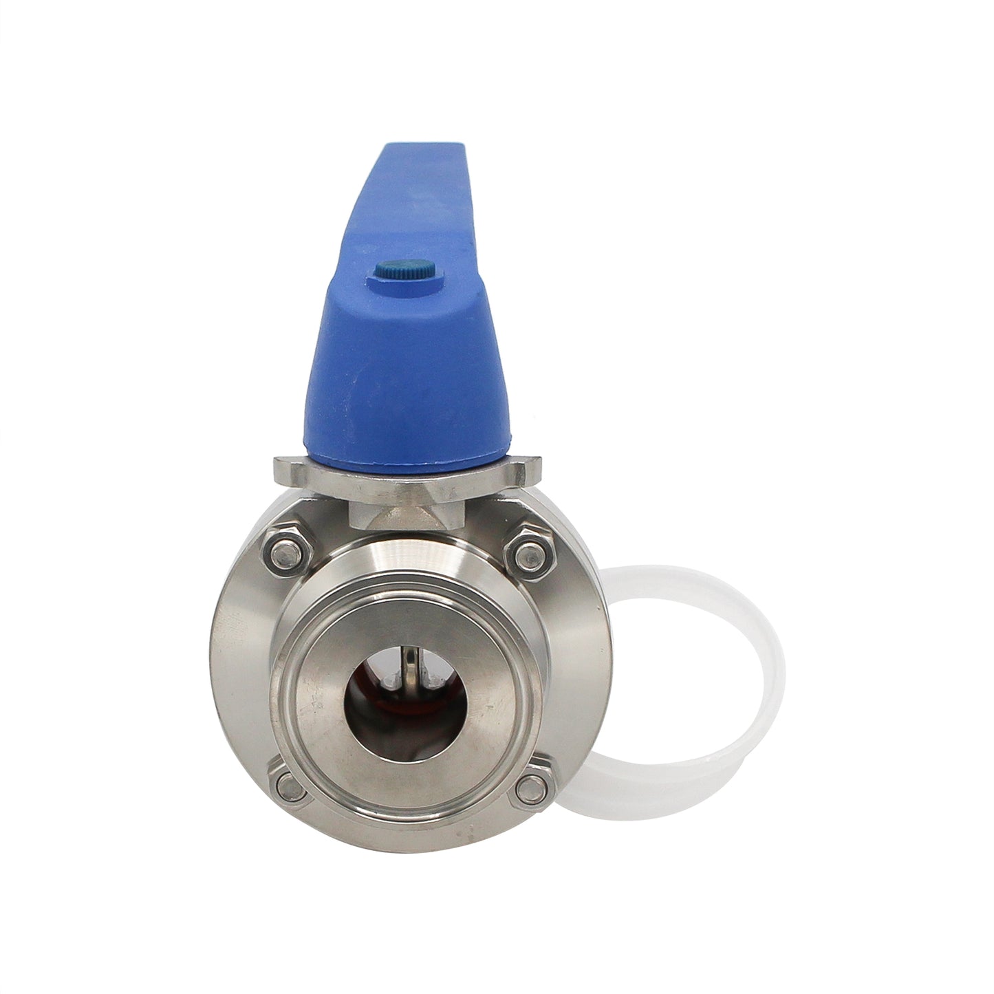 1" Tri Clamp Squeeze Trigger Butterfly Valve - Tri Clover Sanitary Stainless Steel Fitting