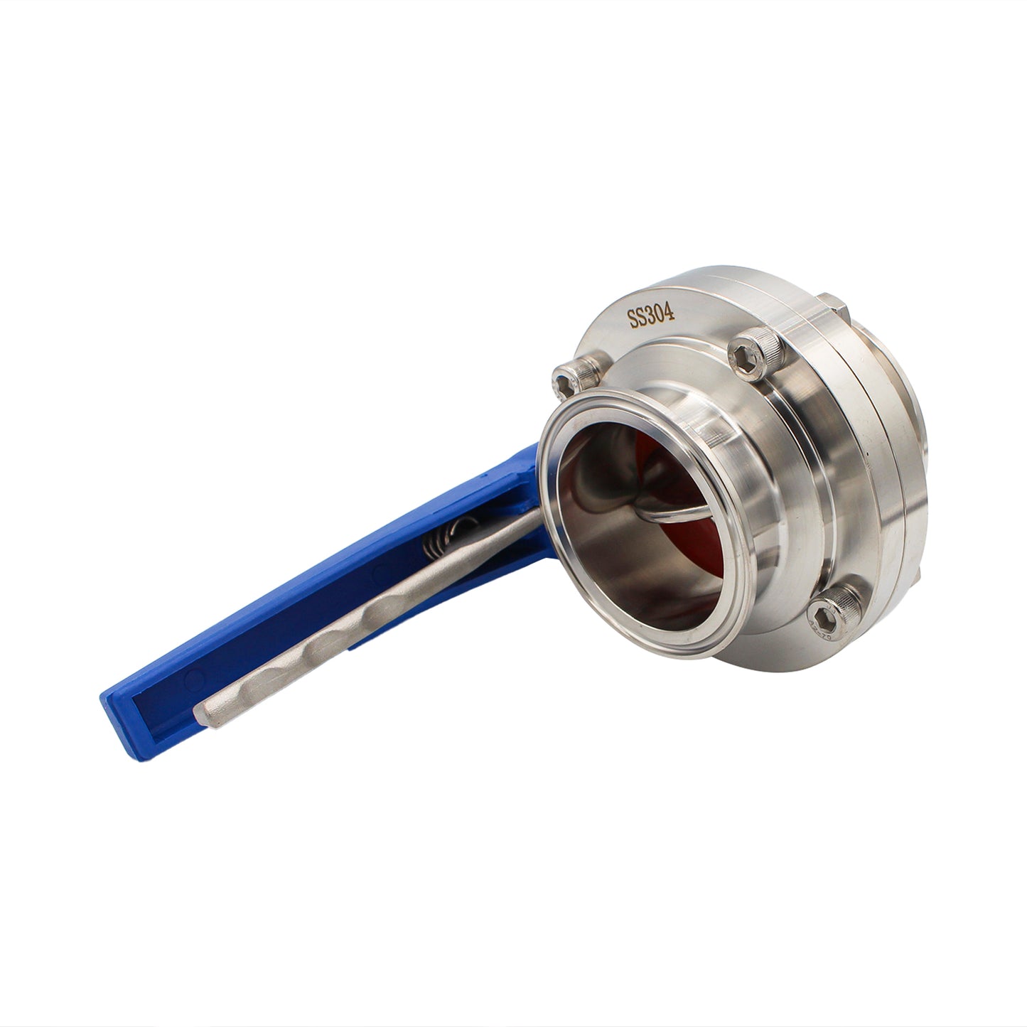2.5" Tri Clamp Squeeze Trigger Butterfly Valve - Tri Clover Sanitary Stainless Steel Fitting - Canuck Homebrew Supply, Canada