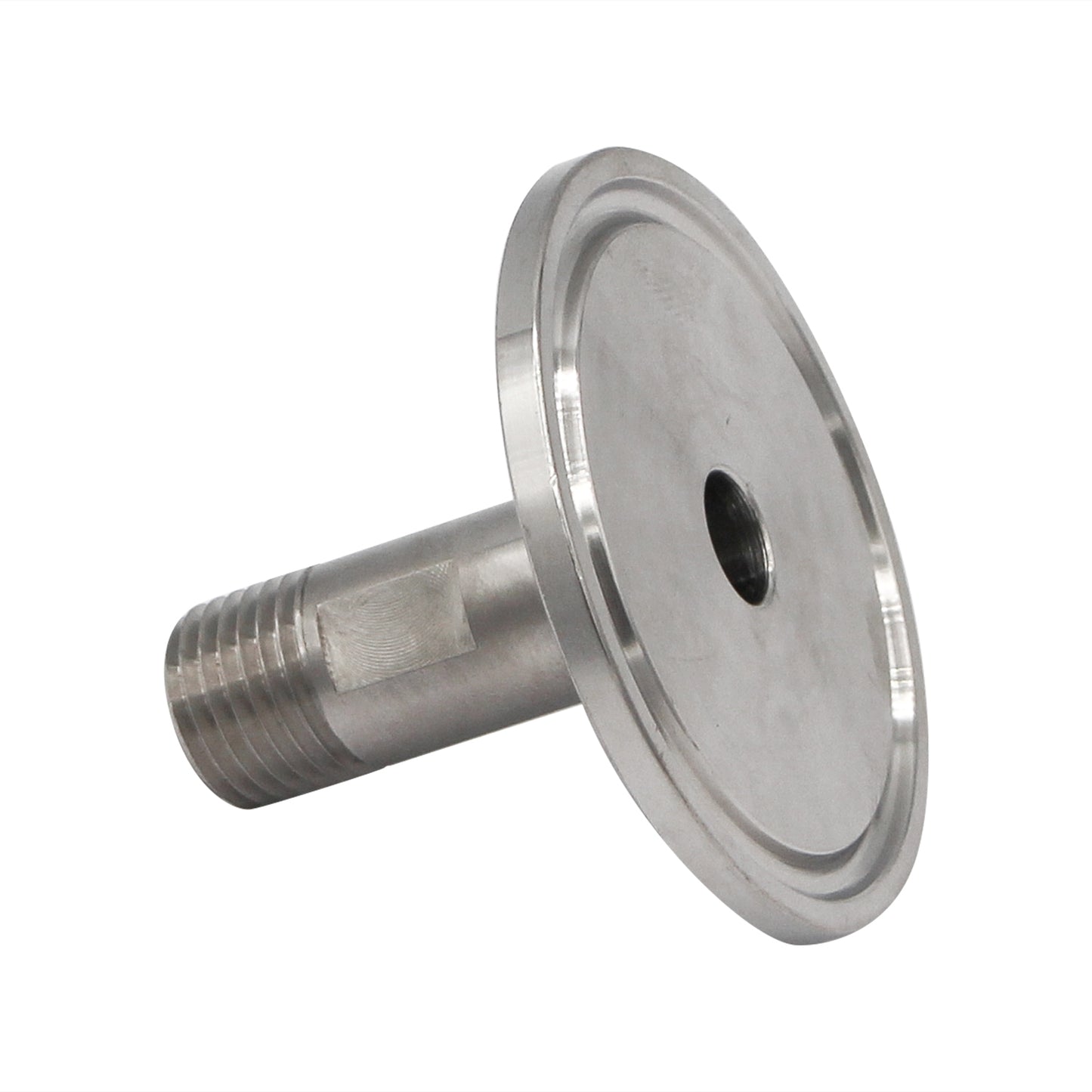 1.5" Tri Clamp X 1/4" Male NPT Adapter - Tri Clover Sanitary Stainless Steel Fitting