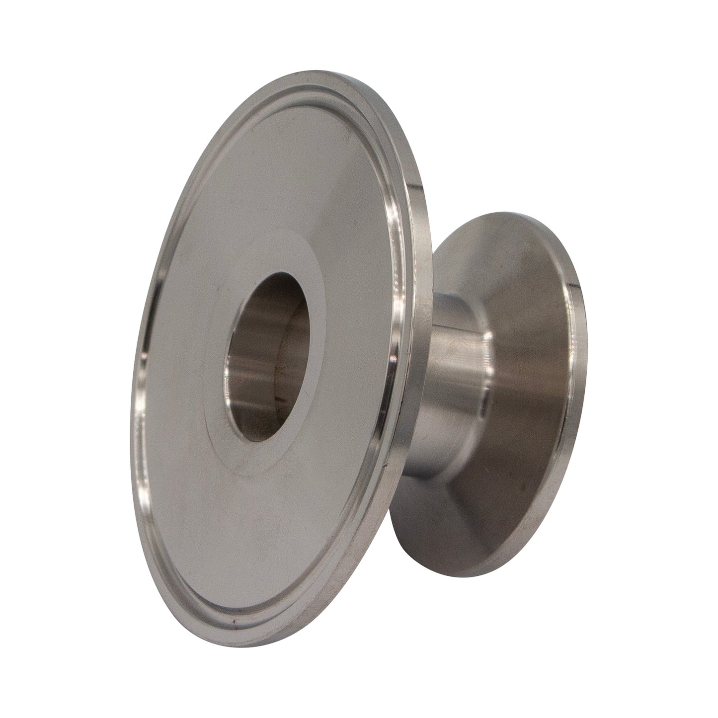 2.5" X 1" Tri Clamp Cap Reducer - Tri Clover Sanitary Stainless Steel Fitting