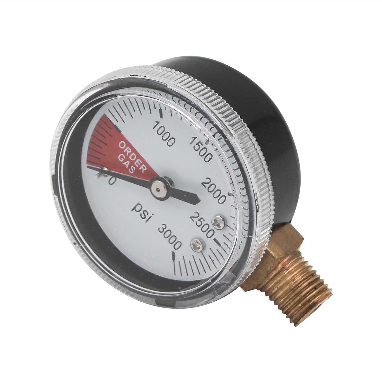 High Pressure Gauge (0-3000 PSI | Left)