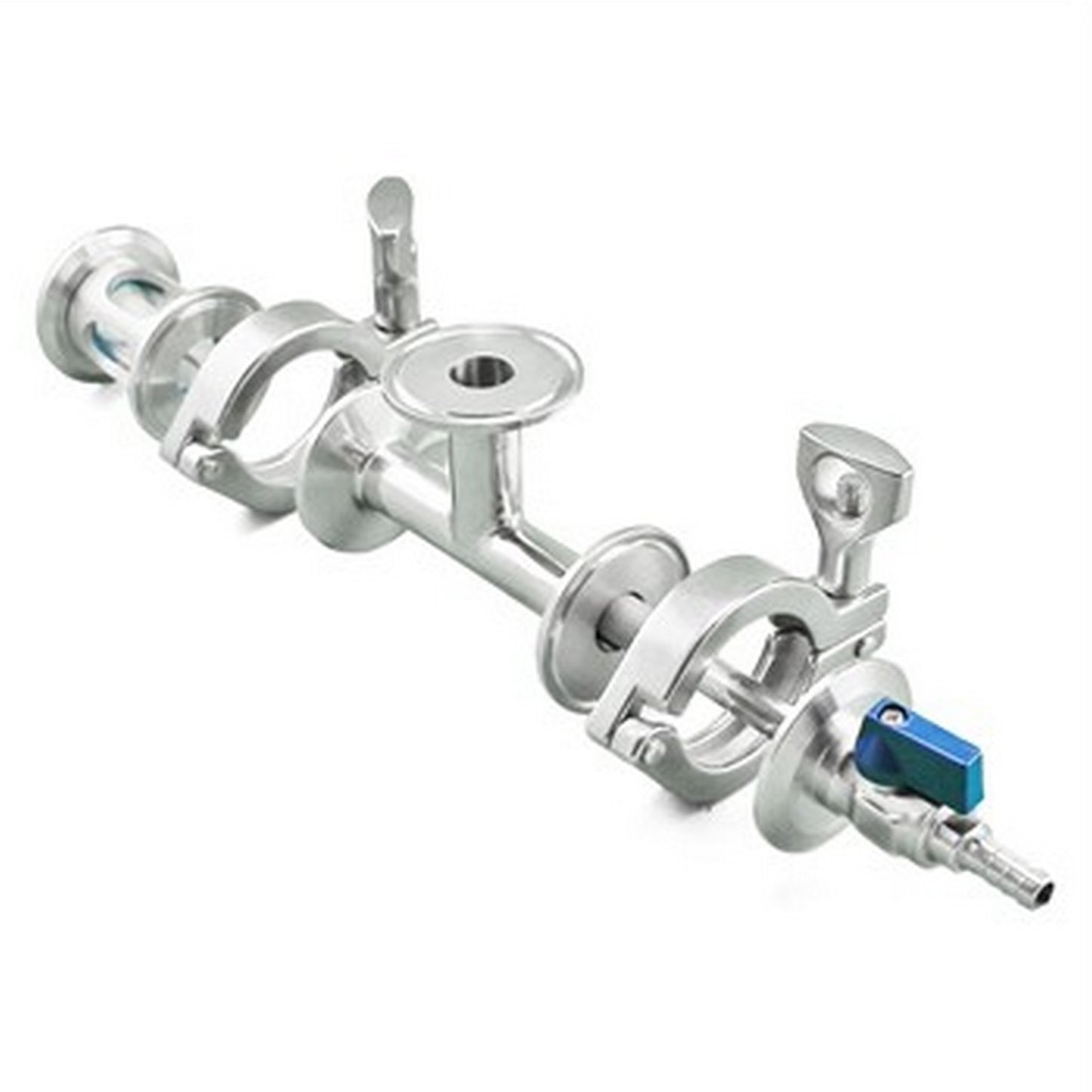 Ss Brewtech Stainless Steel Tri-Clover In-Line Oxygenation Assembly - 1.5" TC - Disassembled