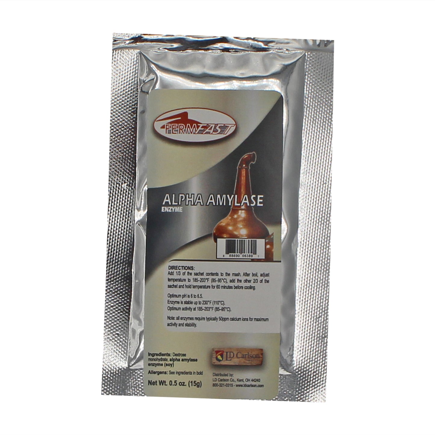 FermFast Alpha Amylase Enzyme - 15 g - Canuck Homebrew Supply, Canada