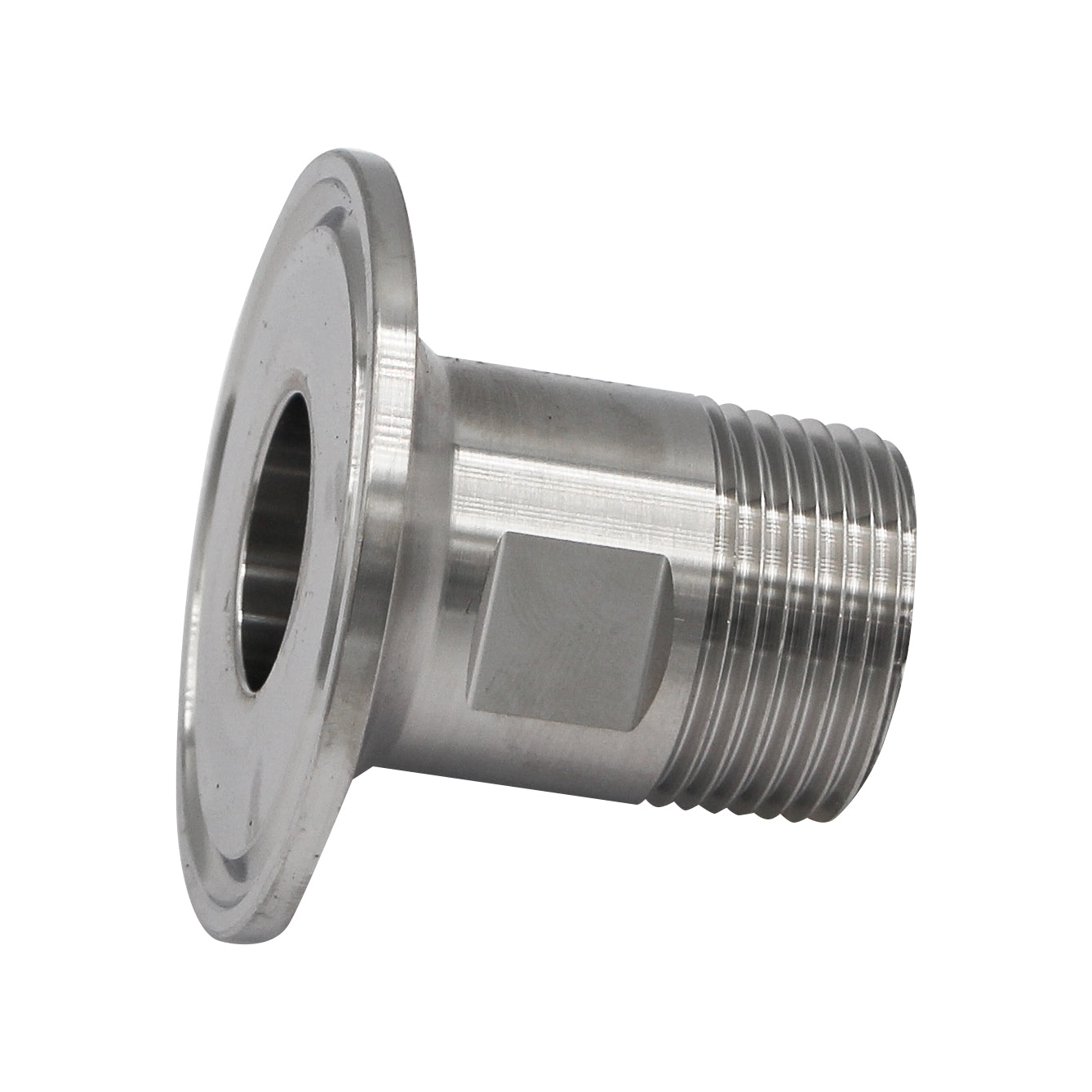 1.5" Tri Clamp X 3/4" Male NPT Adapter - Tri Clover Sanitary Stainless Steel Fitting
