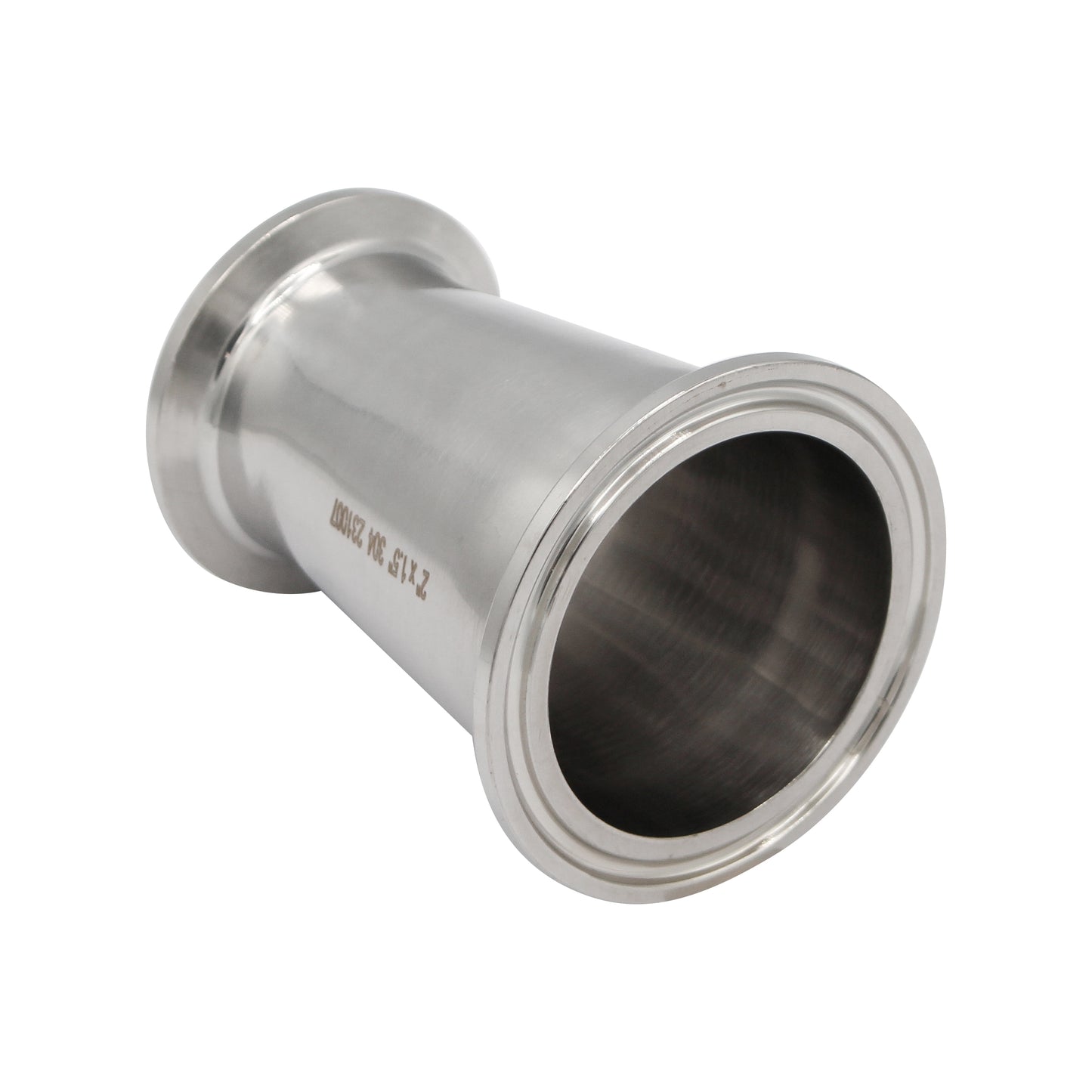 2" TC to 1.5" Tri Clamp Concentric Reducer - Tri Clover Sanitary Stainless Steel Fitting - Canuck Homebrew Supply, Canada