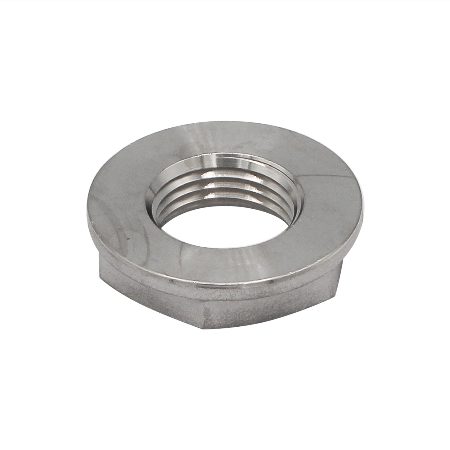 Stainless Steel Flanged Lock Nut - 1/2" NPS