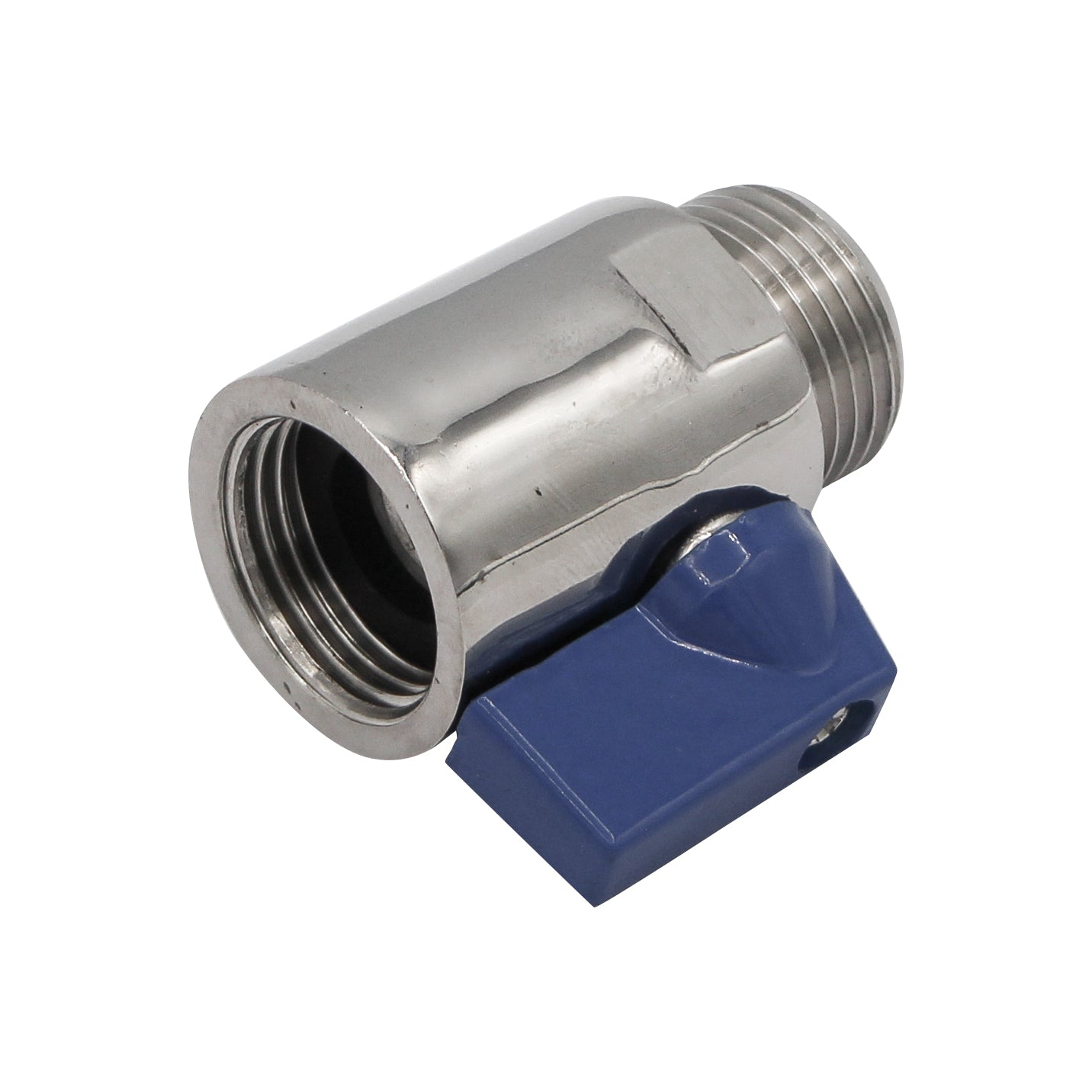 Stainless Steel 5/8" Male BSP to 5/8" Female BSP Mini Ball Valve