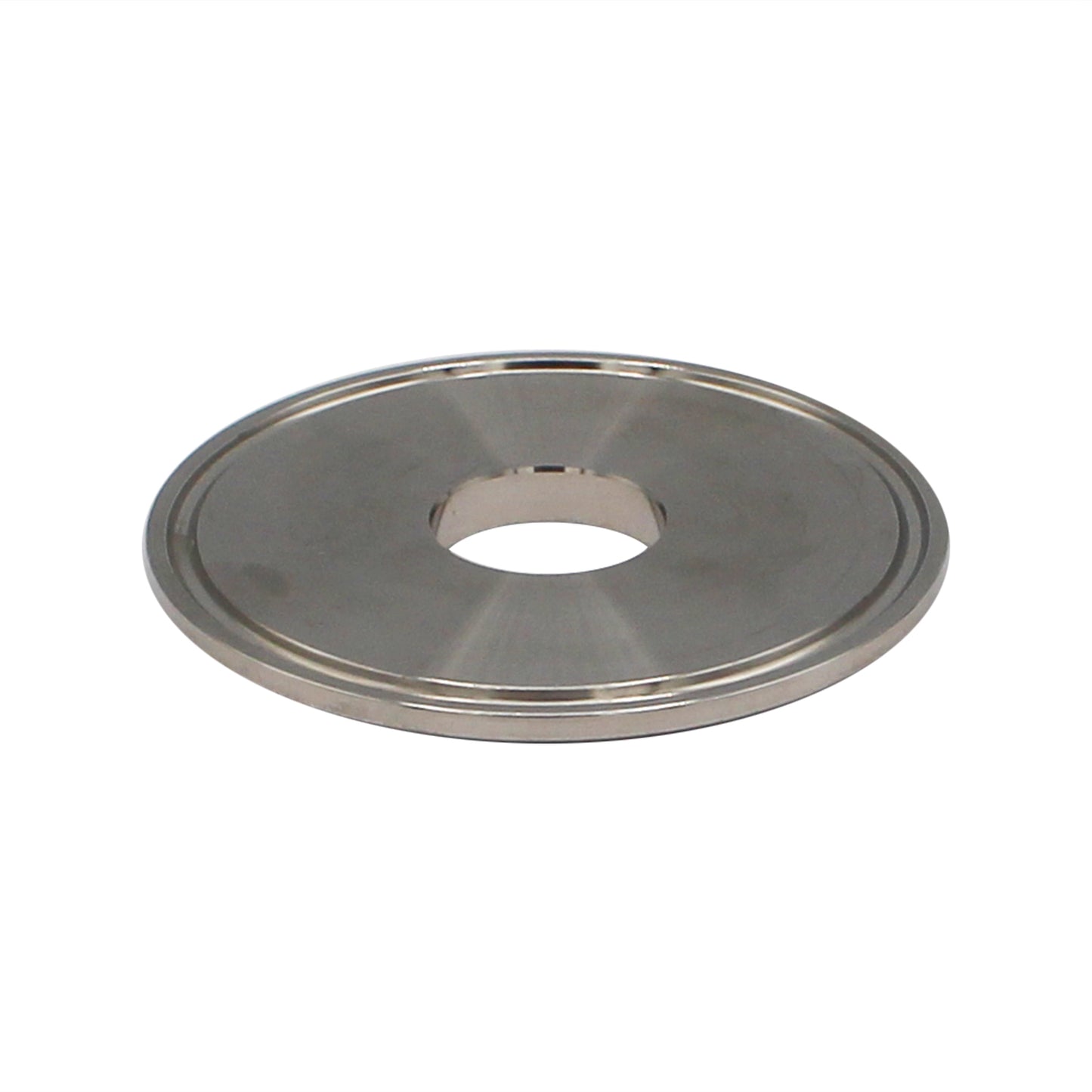 2.5" Tri Clamp End Cap with 7/8" Cutout - Tri Clover Sanitary Stainless Steel Fitting