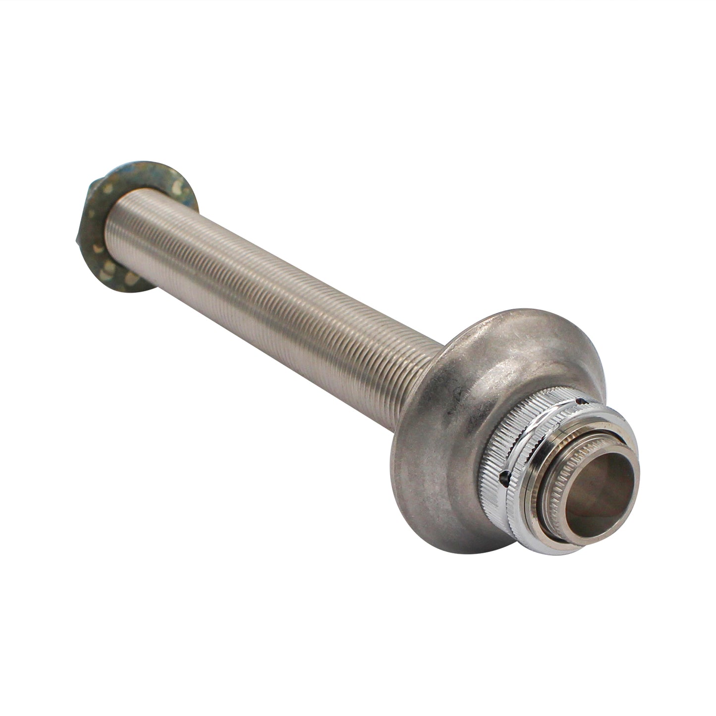 Taprite 304 Stainless Steel Beer Shank With Stainless Steel Collar - 8"
