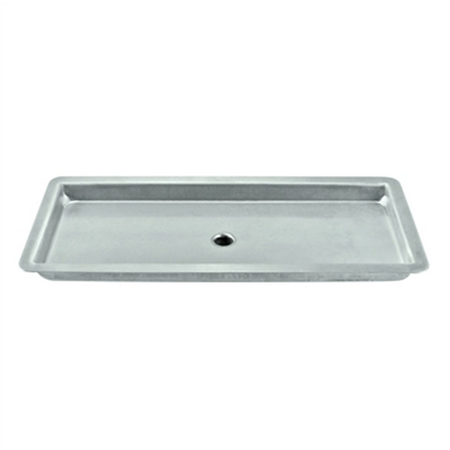 Micro Matic Stainless Steel Flush Mount With Drain Drip Tray - 12" X 5" X 3/4" - without Grill
