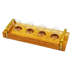 Wooden Beer Sampling Tray