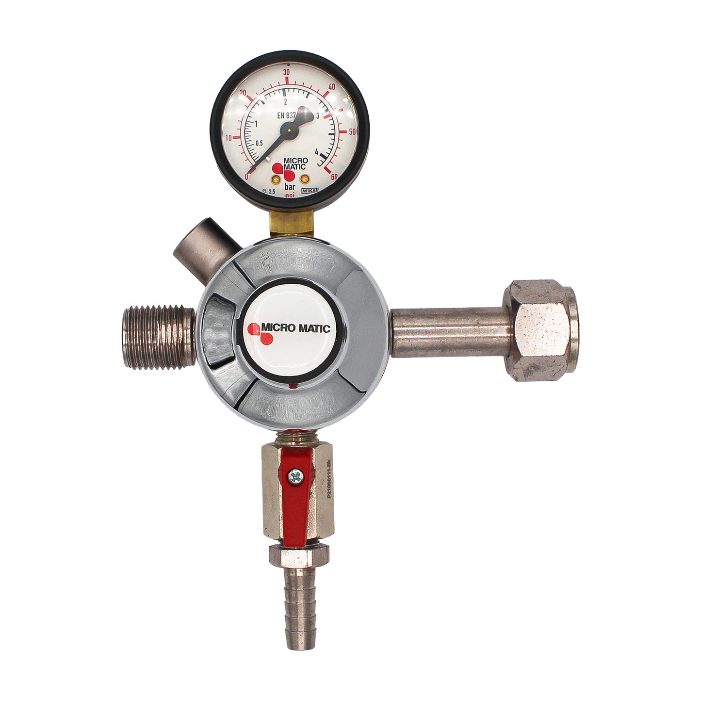 Micro Matic Primary Add-On Co2 Regulator (60 PSI) - Premium Plus Series - Canuck Homebrew Supply, Canada