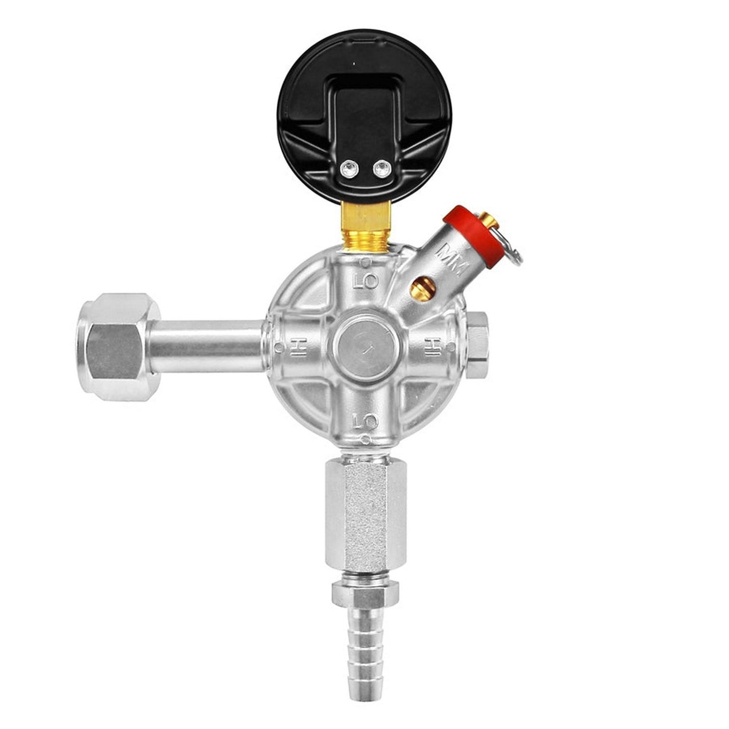 Micro Matic 1-Way Primary 1-Gauge Co2 Regulator (60 PSI) - Premium Plus Series