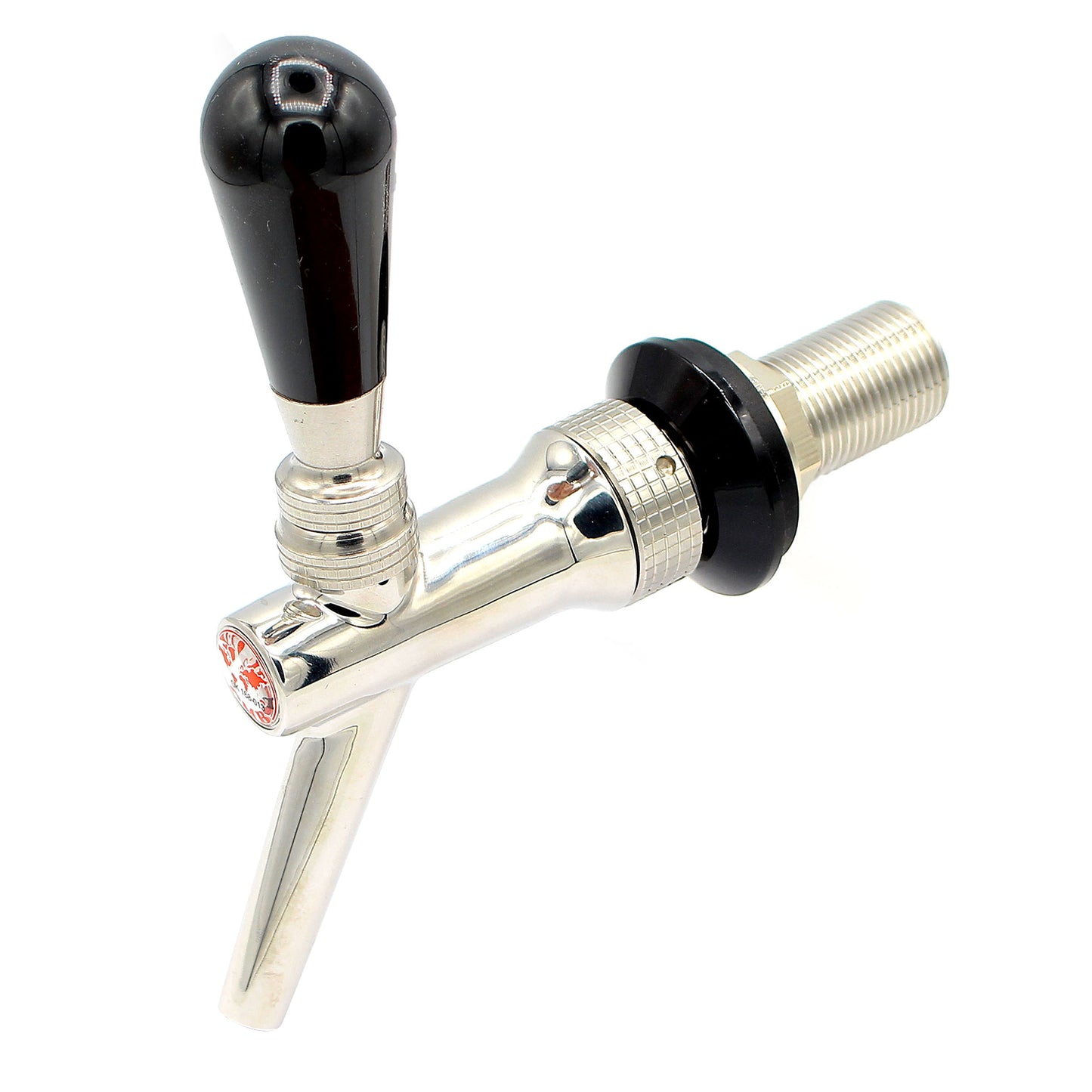 CM Becker V20 Forward Sealing Creamer Beer Faucet - Stainless Steel