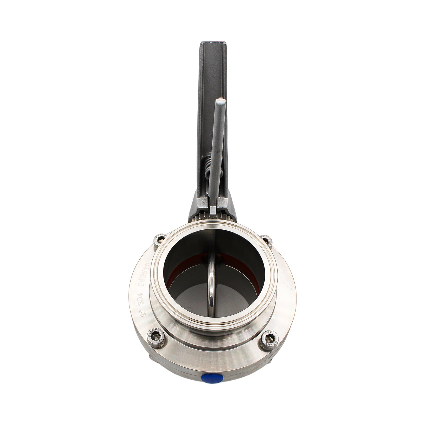 3" Tri Clamp Squeeze Trigger Butterfly Valve (All Stainless) - Tri Clover Sanitary Stainless Steel Fitting - Canuck Homebrew Supply, Canada