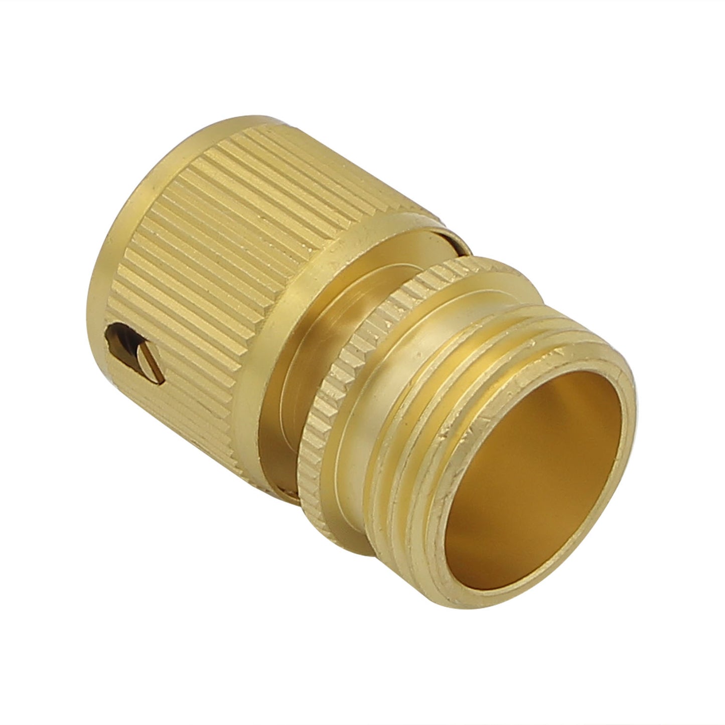 AlcoEngine Style Brass Fitting - 3/4" Male Garden Hose X 1/2" Female QD