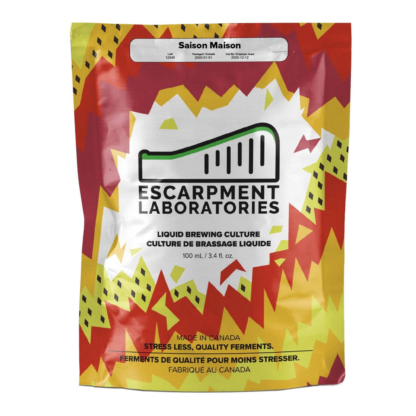 Escarpment Labs Belgian Saison Maison Yeast - Liquid Brewing Culture (100mL)